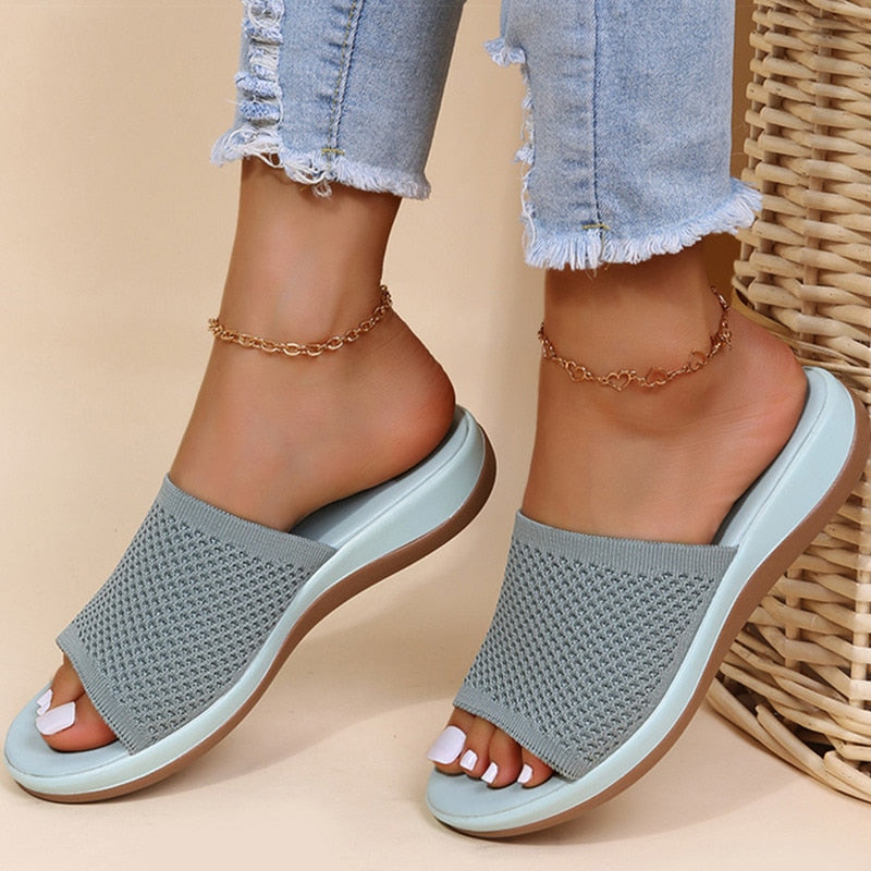Elle™ | Knit Orthopedic Sandals