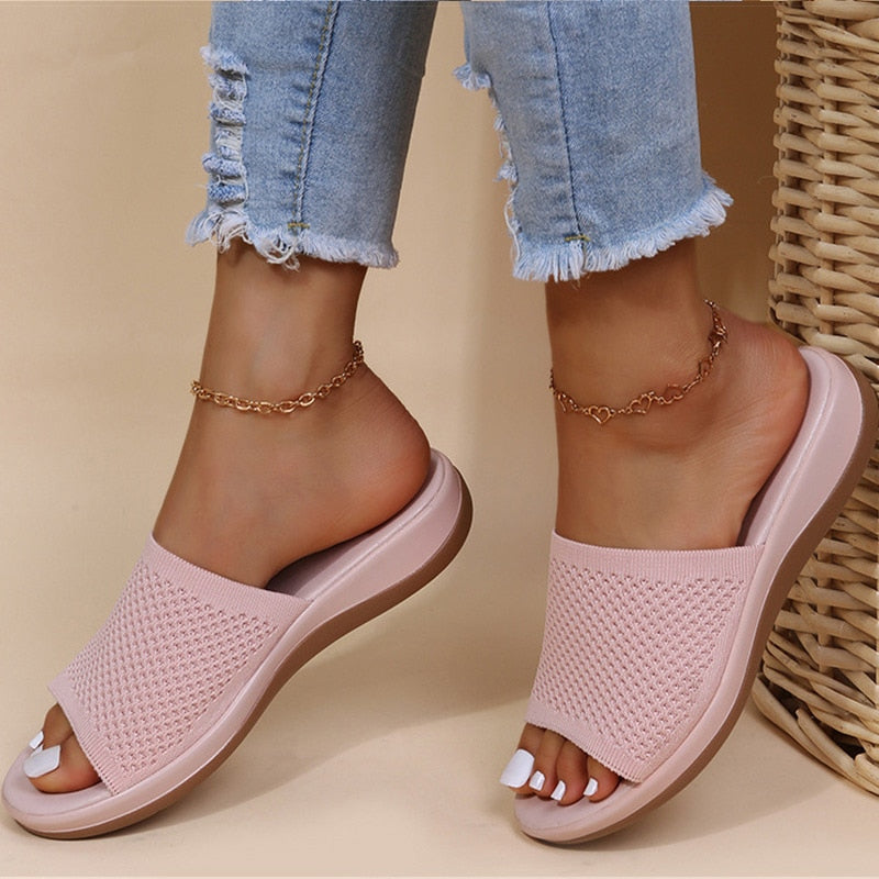 Elle™ | Knit Orthopedic Sandals