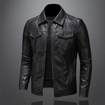 Donald | Classic Leather Jacket for Men