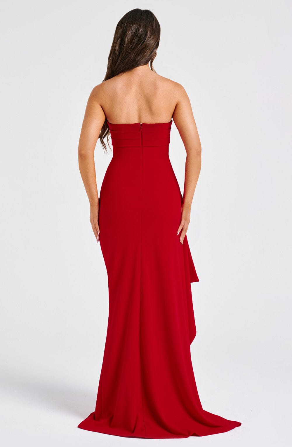 Omina™ | Luxe Strapless Maxi Dress